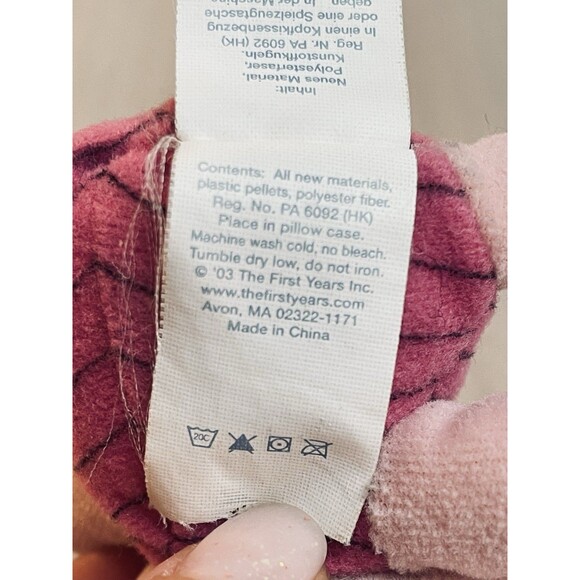 Lot 3 Disney Avon 2003 Winnie the Pooh Piglet Tigger First Year Plush Rattles - Picture 11 of 11